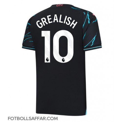 Manchester City Jack Grealish #10 Tredjeställ 2023-24 Kortärmad